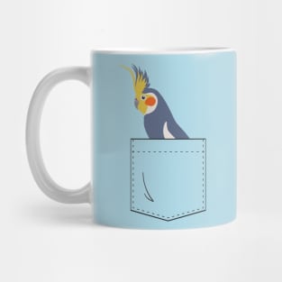 Cockatiel Parakeet Parrot In Your Front Pocket Mug